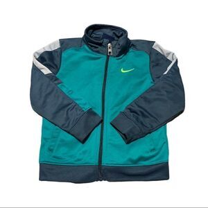 Nike Green and Blue Zip Front Jacket 24Mos.